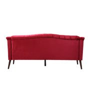 Comfy 3 Seat Sofa With Wooden Legs, For Living Room And Study - R&R Furniture Gallery (Fountain Valley, CA)