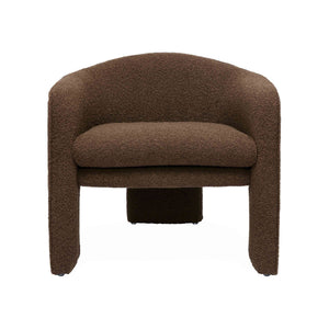 Marla - Boucle Accent Chair - Chocolate Brown - R&R Furniture Gallery (Fountain Valley, CA)