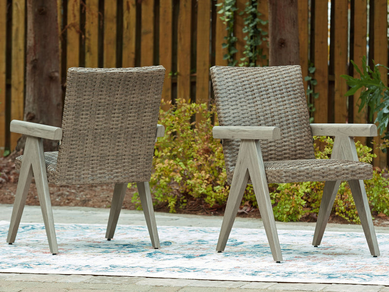 Cliff Trails - Arm Chair (Set of 2) - Beige - R&R Furniture Gallery (Fountain Valley, CA)