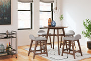 Lyncott - Upholstered Barstool (Set of 2) - R&R Furniture Gallery (Fountain Valley, CA)