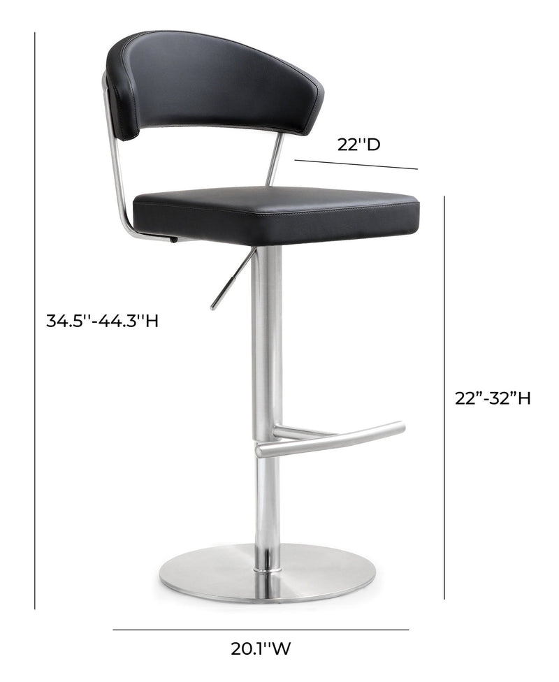 Cosmo - Stainless Steel Barstool - R&R Furniture Gallery (Fountain Valley, CA)