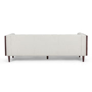 Contemporary Mid-Century Charm 3 Seater Sofa With Button Tufted Waffle Stitching - R&R Furniture Gallery (Fountain Valley, CA)