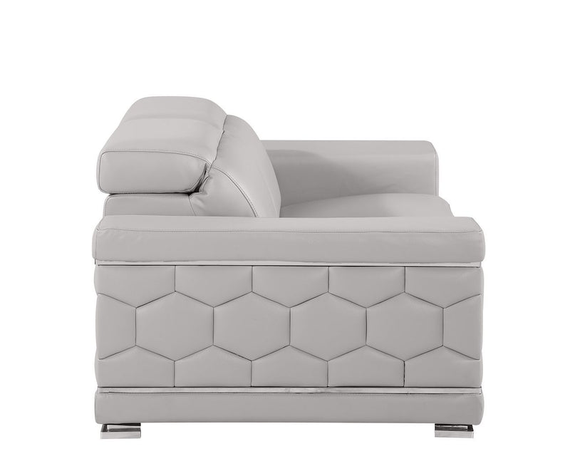 296 - Genuine Leather Loveseat