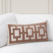 Classic Home Corbin accent pillow with a soft, textured fabric and decorative design, perfect for cozy living room decor.