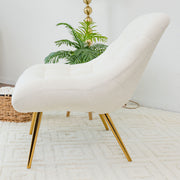 Aubrey - French Boucle Lounge Chair - R&R Furniture Gallery (Fountain Valley, CA)