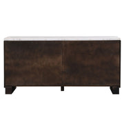 Edwyn - Server With Marble Top - Natural Marble Top & Espresso Finish - R&R Furniture Gallery (Fountain Valley, CA)
