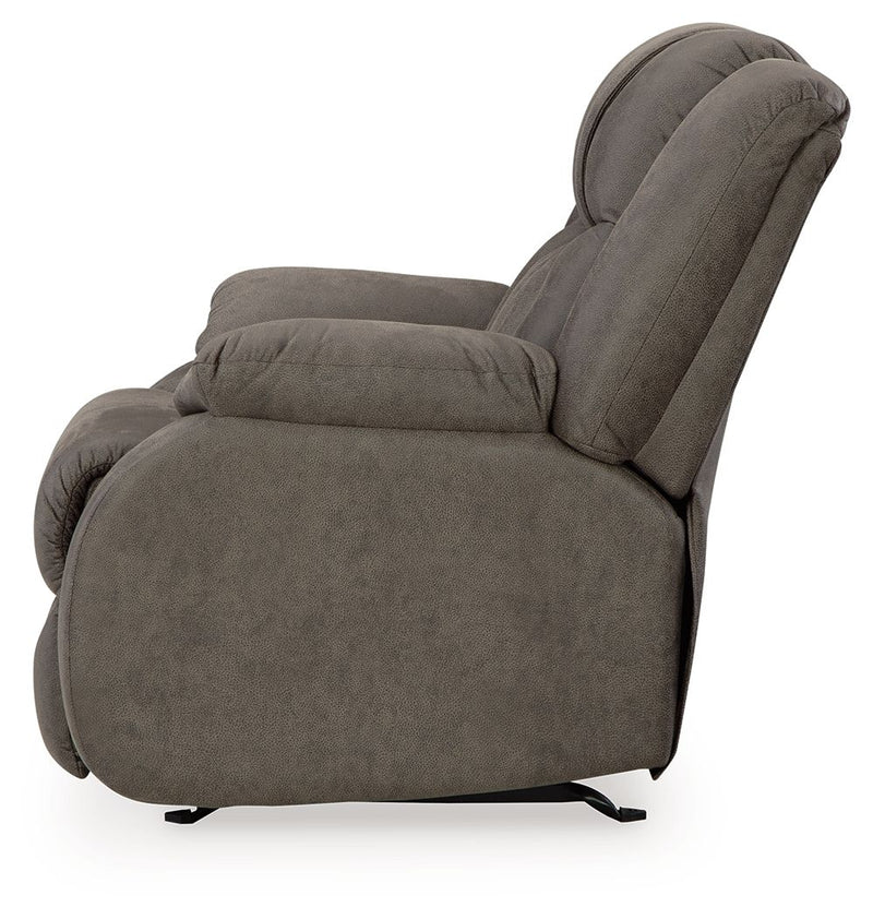 First Base - Rocker Recliner - Gunmetal - R&R Furniture Gallery (Fountain Valley, CA)
