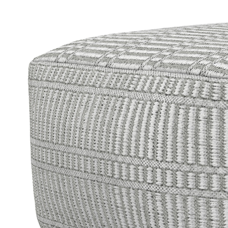 Safford - Square Outdoor / Indoor Pouf - R&R Furniture Gallery (Fountain Valley, CA)