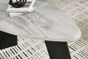 Lilyberg - Occasional Table Set (Set of 3) - Gray / Black - R&R Furniture Gallery (Fountain Valley, CA)