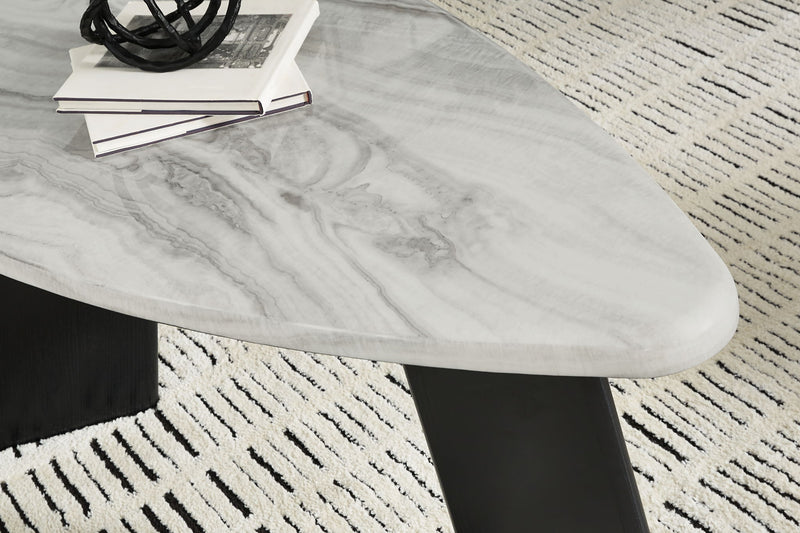 Lilyberg - Occasional Table Set (Set of 3) - Gray / Black - R&R Furniture Gallery (Fountain Valley, CA)