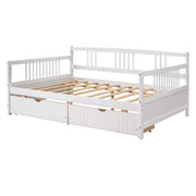 Modern Daybed from DreamHaus, a multifunctional storage bed with sleek design and ample under-bed storage space.