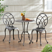 Charleston 3 Pieces Cast Bistro Set - Copper - R&R Furniture Gallery (Fountain Valley, CA)