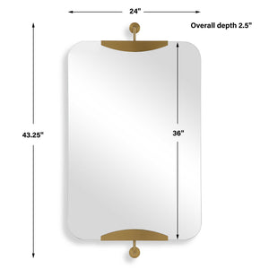 Outstanding - Mirror - Brass