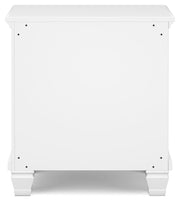 Fortman - Two Drawer Night Stand - White - R&R Furniture Gallery (Fountain Valley, CA)