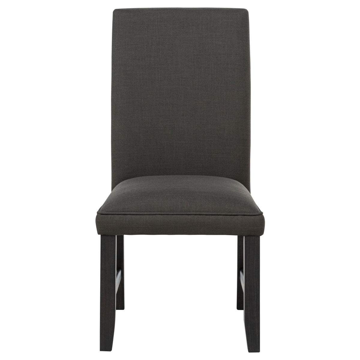 Ramsey Fabric Upholstered Parson Dining Side Chair Charcoal Grey