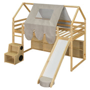 Loft Bed With House Shaped Frame And Tent - R&R Furniture Gallery (Fountain Valley, CA)