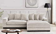 Luxe - Oversized 2 Piece Sectional Couches For Living Room, L Shaped Sofa With Chaise - R&R Furniture Gallery (Fountain Valley, CA)