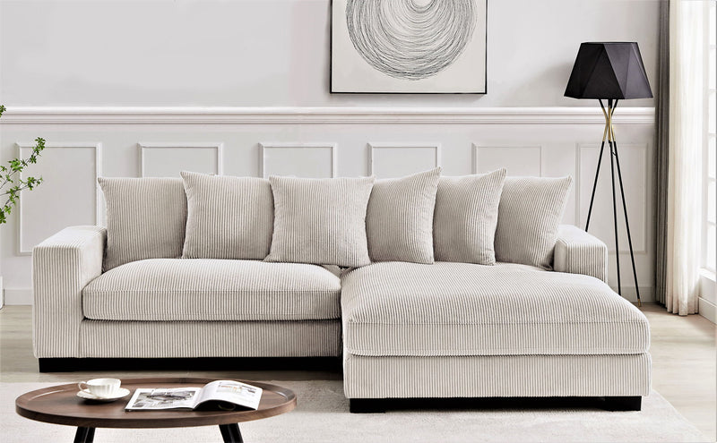 Luxe - Oversized 2 Piece Sectional Couches For Living Room, L Shaped Sofa With Chaise - R&R Furniture Gallery (Fountain Valley, CA)