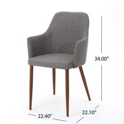 Elegant Dining Chair With Contoured Support - R&R Furniture Gallery (Fountain Valley, CA)