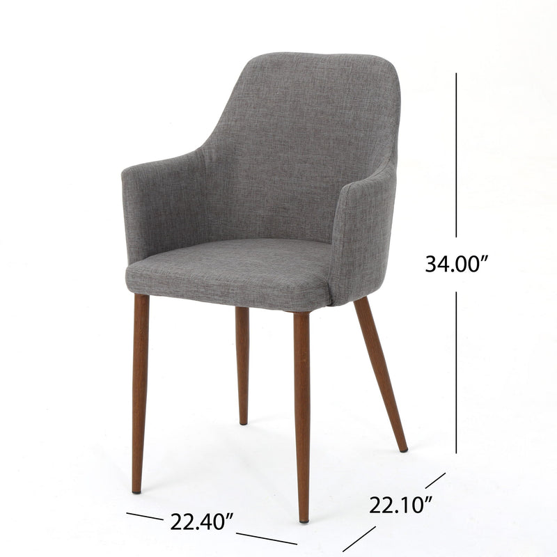 Elegant Dining Chair With Contoured Support - R&R Furniture Gallery (Fountain Valley, CA)