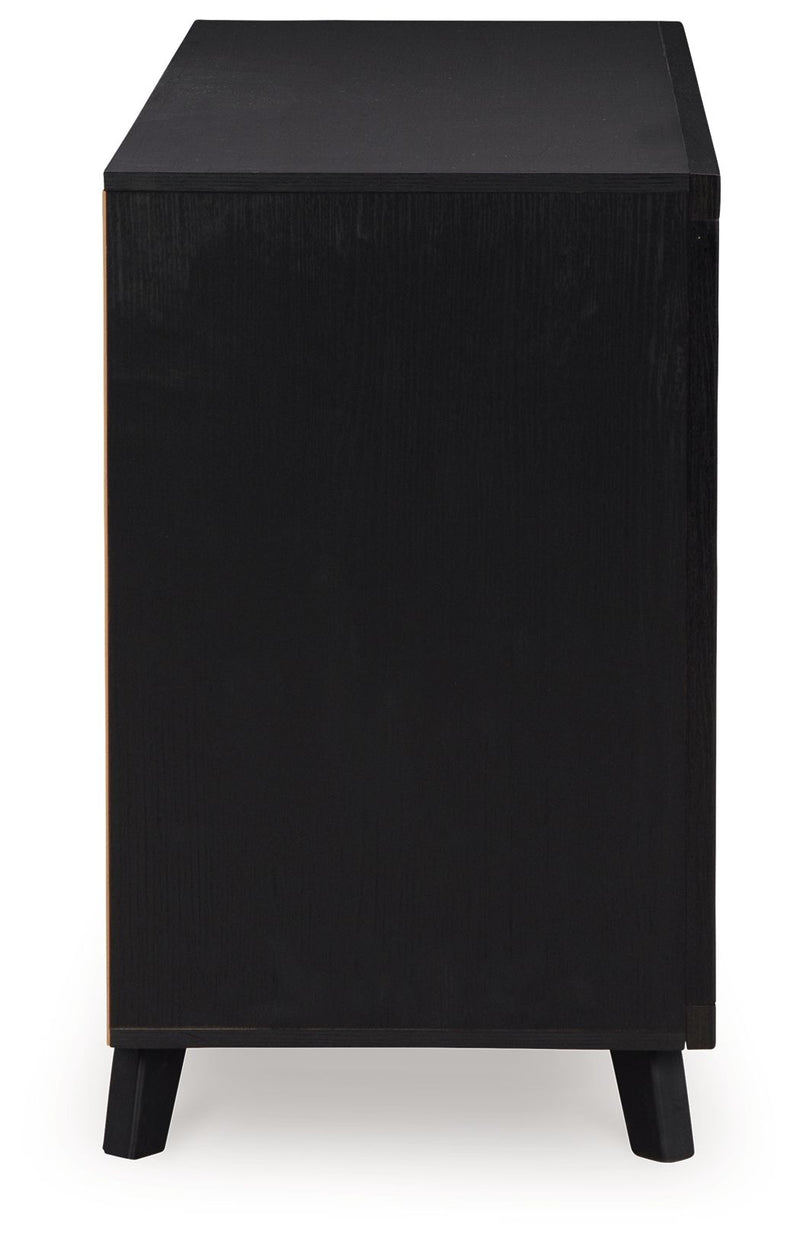 Danziar - Six Drawer Dresser - Black - R&R Furniture Gallery (Fountain Valley, CA)