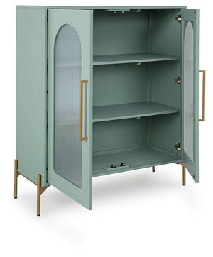 Adwen - Accent Cabinet - Light Green - R&R Furniture Gallery (Fountain Valley, CA)