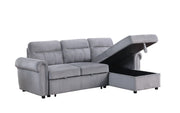 Ashton - Reversible Sleeper Sectional Sofa Chaise - R&R Furniture Gallery (Fountain Valley, CA)