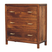 Regency - 3 Drawer Chest - Brown - R&R Furniture Gallery (Fountain Valley, CA)