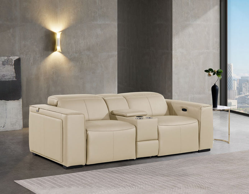 1224 - 3-Piece Modular Power Reclining Loveseat In With 2 Power Recliners & Power Headrests - R&R Furniture Gallery (Fountain Valley, CA)