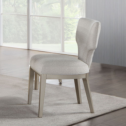 Kasa - Side Chair (Set of 2) - Linen & Champagne - R&R Furniture Gallery (Fountain Valley, CA)