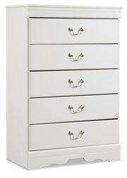 Anarasia - Five Drawer Chest - White - R&R Furniture Gallery (Fountain Valley, CA)