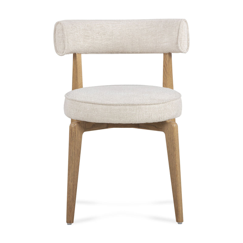 Nikita - Fabric Dining Chair - Cream - R&R Furniture Gallery (Fountain Valley, CA)