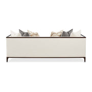 Belmont Place - Sofa - Cream / Espresso - R&R Furniture Gallery (Fountain Valley, CA)