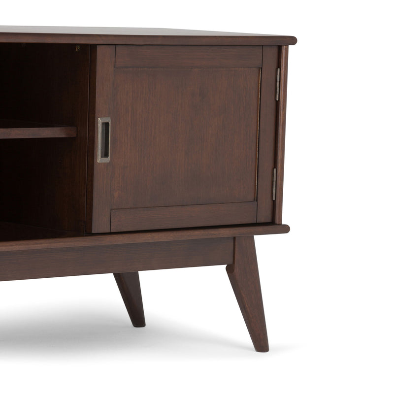 Draper - Handcrafted Mid Century Low TV Media Stand - R&R Furniture Gallery (Fountain Valley, CA)