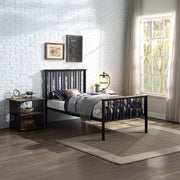 Zudora - Nightstand - Antique Oak & Black - R&R Furniture Gallery (Fountain Valley, CA)