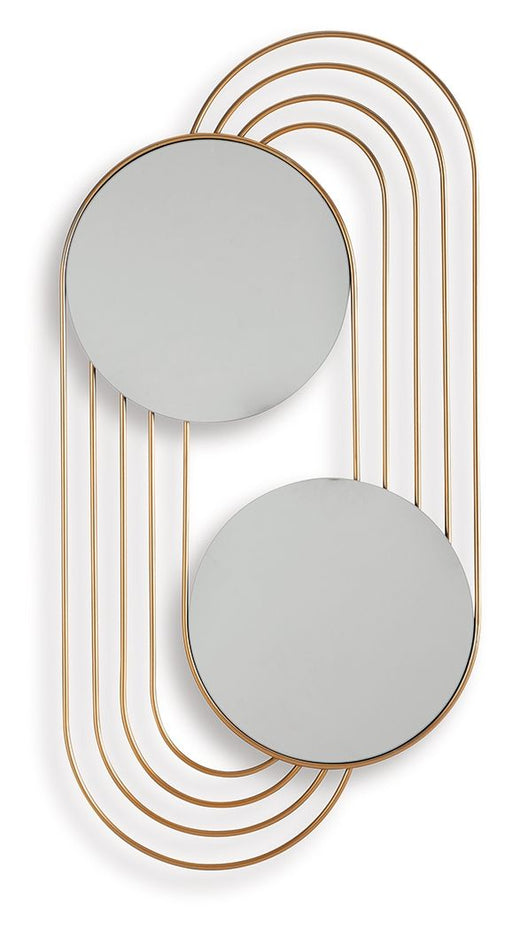 Warrenley - Accent Mirror - Gold Finish - R&R Furniture Gallery (Fountain Valley, CA)