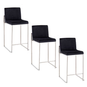 Lumi Source Fuji high back counter stool with modern, functional design, featuring a sleek seat and sturdy frame.