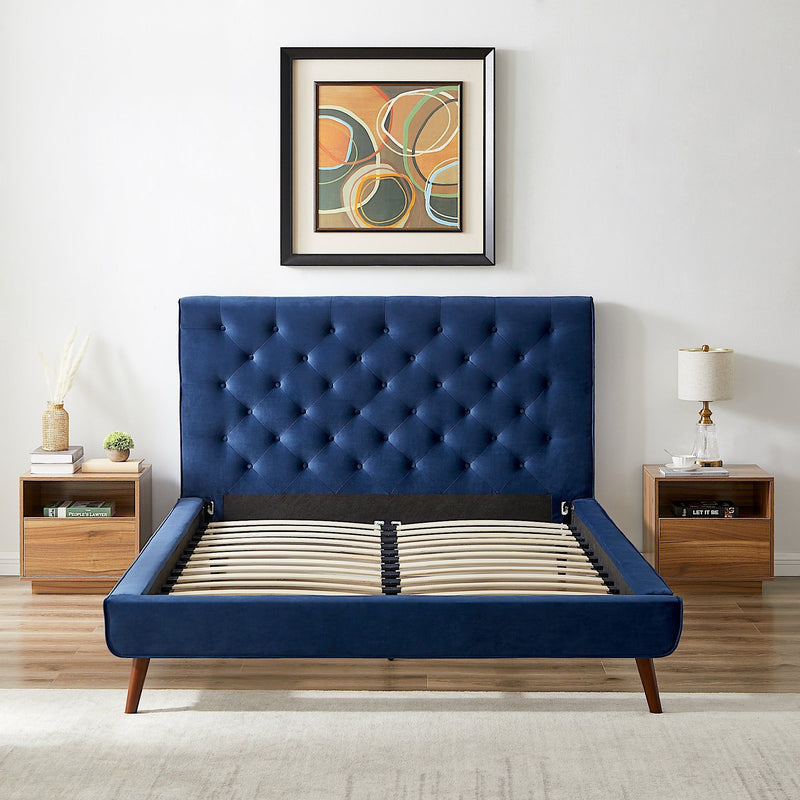 Dillon - Mid-Century Platform Bed - R&R Furniture Gallery (Fountain Valley, CA)
