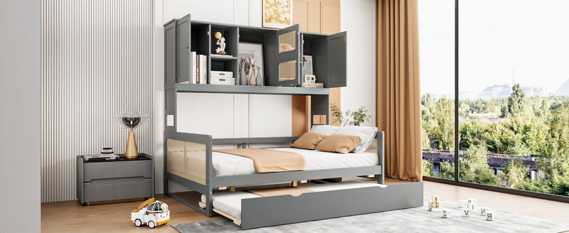 Daybed And All In One Cabinet And Shelf - R&R Furniture Gallery (Fountain Valley, CA)