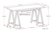 Sawhorse - Handcrafted Desk - R&R Furniture Gallery (Fountain Valley, CA)