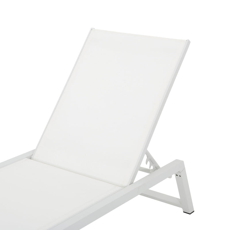 Myers - Modern Chaise Lounge Set With Adjustable Back - R&R Furniture Gallery (Fountain Valley, CA)