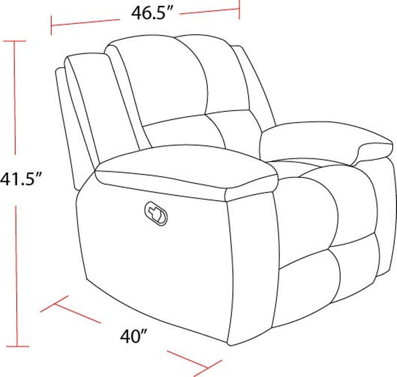 Buster - Manual Glider Reclining Sofa Set