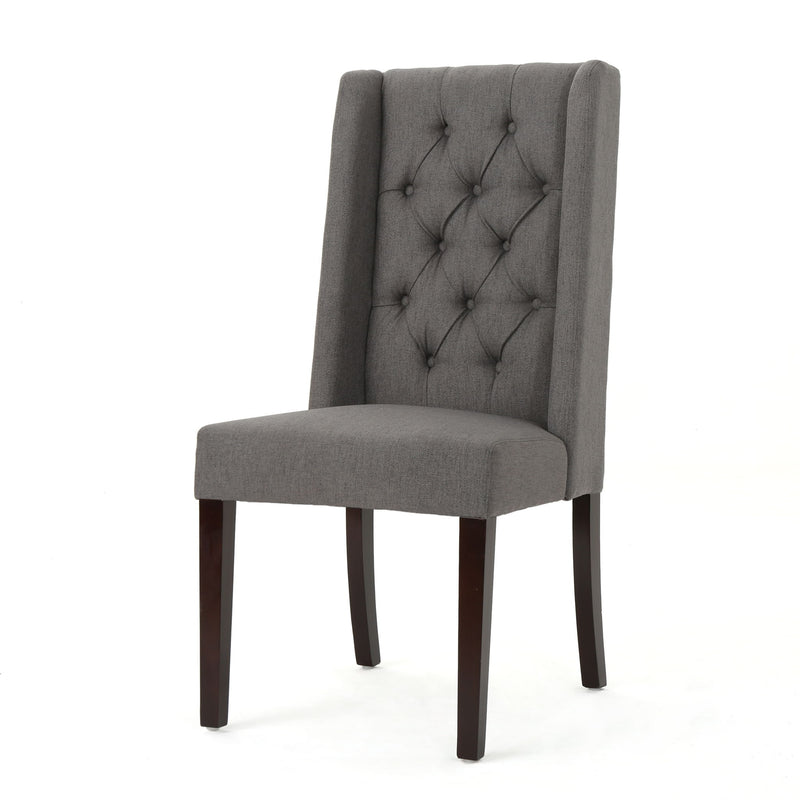 Sophisticated Tufted Dining Chair With High Back Design - R&R Furniture Gallery (Fountain Valley, CA)