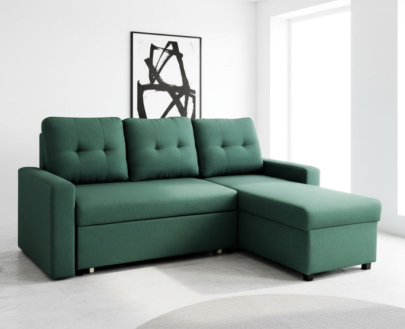 Convertible L Shaped Sectional Sleeper Sofa Bed, Saving Pull Out Couch - R&R Furniture Gallery (Fountain Valley, CA)