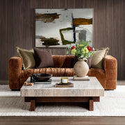 Alysa - Square Coffee Table - Riverstone Blend - R&R Furniture Gallery (Fountain Valley, CA)