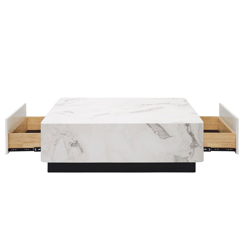 Fritzy - Coffee Table - Engineered Stone - R&R Furniture Gallery (Fountain Valley, CA)