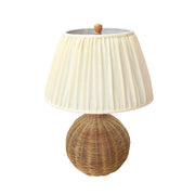Pallora - Rattan Table Lamp - Cream & Natural - R&R Furniture Gallery (Fountain Valley, CA)