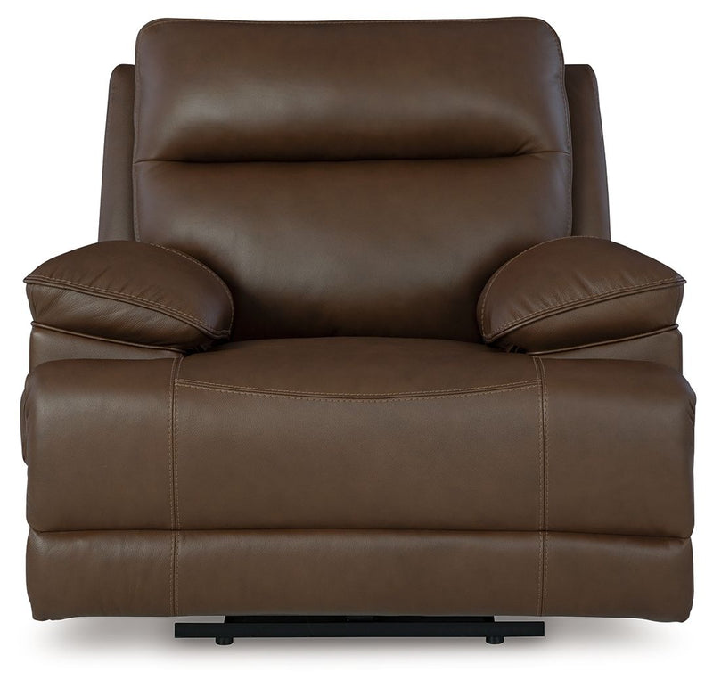 Vonryan - Power Recliner / Adj Headrest - Tobacco - R&R Furniture Gallery (Fountain Valley, CA)
