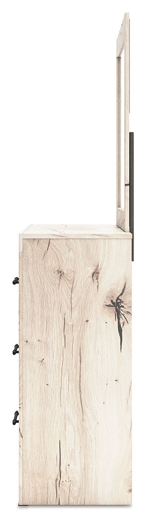Lawroy - Dresser And Mirror - Light Natural - R&R Furniture Gallery (Fountain Valley, CA)