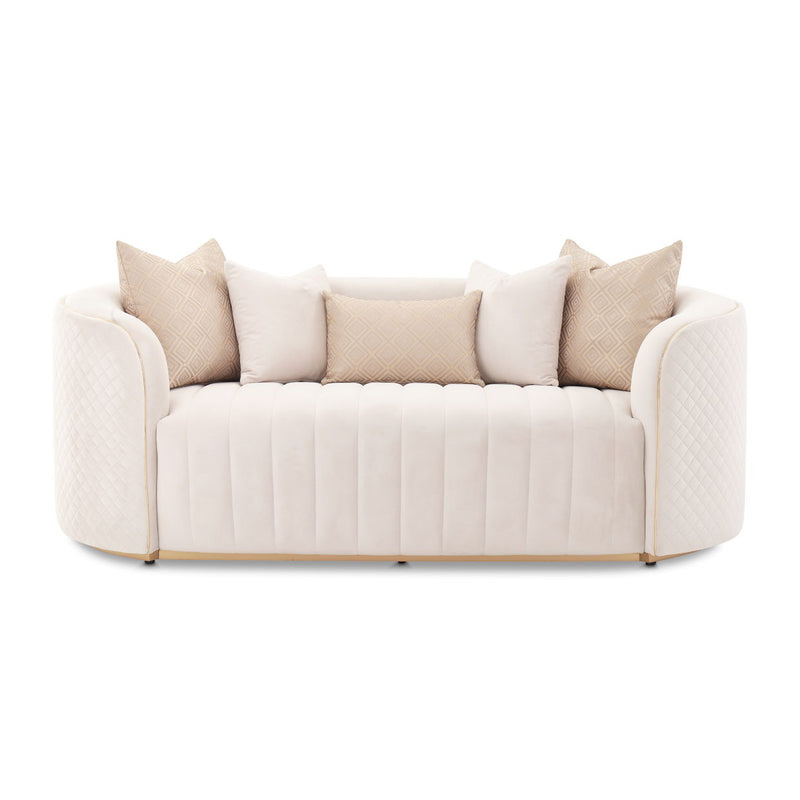 Ariana - Velvet Loveseat - R&R Furniture Gallery (Fountain Valley, CA)